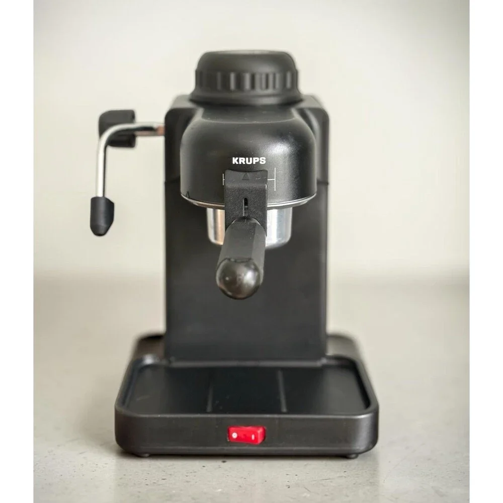 Krups Espresso Mini 963 4 Cup Espresso Maker Steam Frother Cappuccino Coffee Vtg